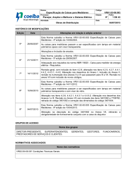 VR01.02-00.003 Especifica&ccedil;&atilde;o de Caixas para Medidores