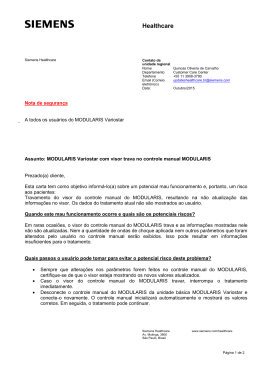 Anexo I - Comunicado ao Cliente