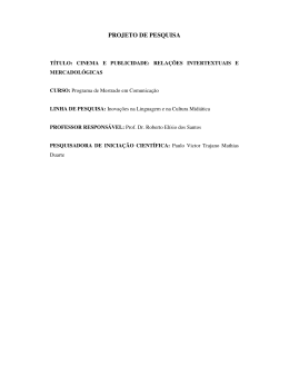 PROJETO DE PESQUISA