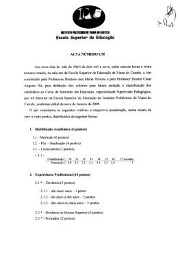 Mestrado em Supervisão Pedagógica