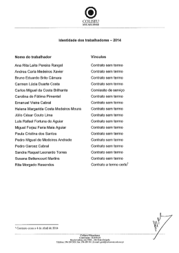 Identidade dos trabalhadores