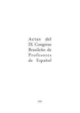 Actas IX Congreso.p65 - Ministerio de Educación, Cultura y Deporte