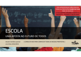 ESCOLA - Plano de fuga