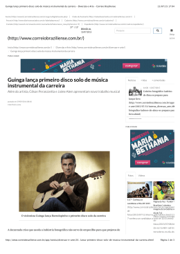 Guinga lan&ccedil;a primeiro disco solo de m&uacute;sica instrumental da carreira