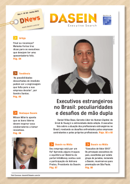 Executivos estrangeiros no Brasil: peculiaridades e