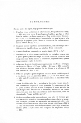 CONCLUSÕES Do que acabo de expôr julgo poder concluir que: 1