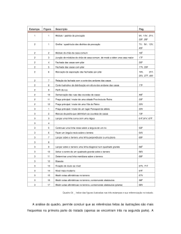 A an&aacute;lise do quadro, permite concluir que as