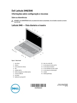 ficha técnica do Ultrabook Dell Latitude BTX 3540