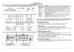 DVR Lite H.264 Guia de Configura&ccedil;&atilde;o R&aacute;pida