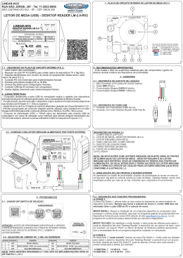leitor de mesa (usb) - Linear-HCS