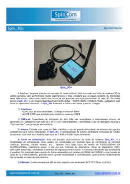 Ficha Técnica - SpinCom Telecom & Informática