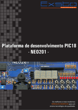 Plataforma de desenvolvimento PIC18 - NEO201 -