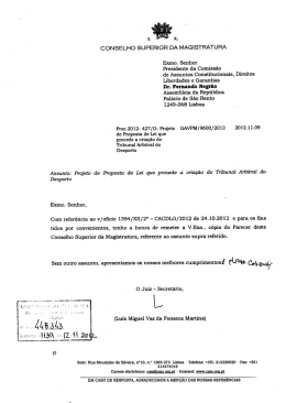 CONSELHO SUPERIOR DA MAGISTRATURA