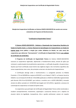 ESCOPO DO EDITAL PARA O JORNAL
