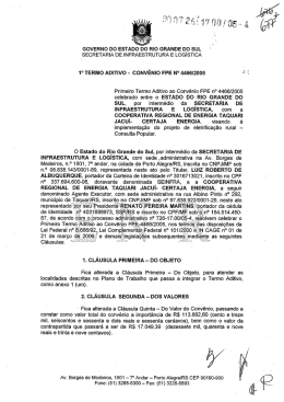 1º TA ao Convênio SEINFRA FPE 4466-2005