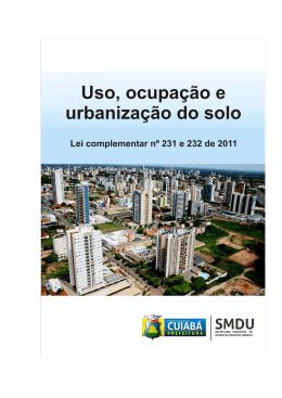 Lei Complementar n&ordm; 231/2001 - Prefeitura de Cuiab&aacute;