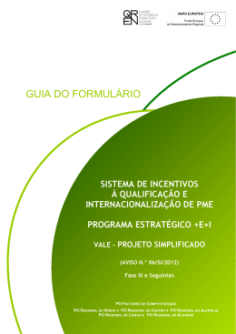 GUIA DO FORMUL&Aacute;RIO - Compete
