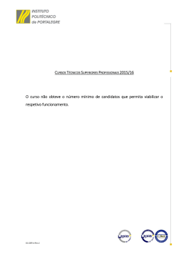 O curso não obteve o número mínimo de candidatos que permita