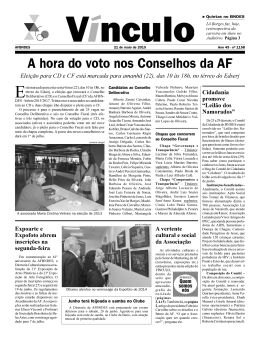 A hora do voto nos Conselhos da AF