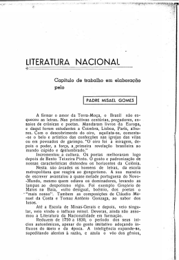 LITERATURA NACIONAL - Academia Cearense de Letras