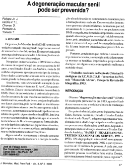 A degeneração macular senil