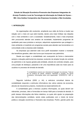 A Estudo da Situa&ccedil;&atilde;o Econ&ocirc;mico