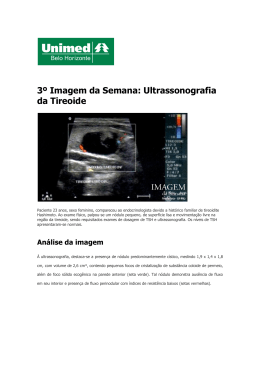 3º Imagem da Semana: Ultrassonografia da Tireoide