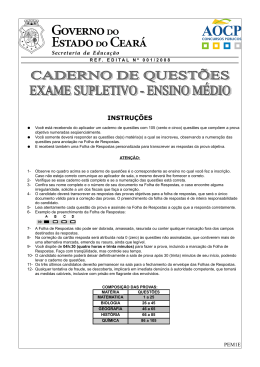 INSTRU&Ccedil;&Otilde;ES