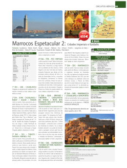 Marrocos Espetacular 2: ?Cidades Imperiais e Kasbash?
