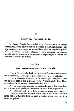 Bases da Constituição