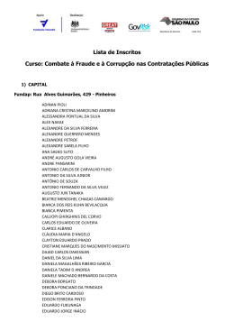 Consulte aqui sua inscri&ccedil;&atilde;o e o polo de realiza&ccedil;&atilde;o do curso.