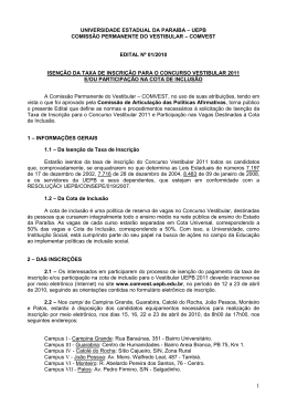 Edital Nº 01/2010