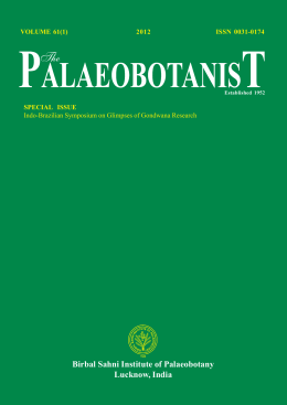 Abstract of Palaeobotanist-61(1)