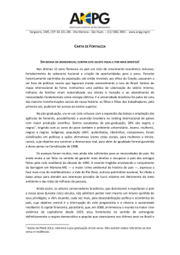 Leia aqui a Carta de Fortaleza em PDF.