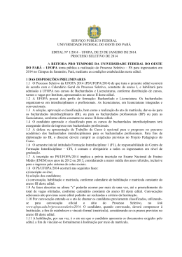 Edital - Ufopa