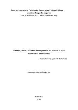 Audi&ecirc;ncia p&uacute;blica