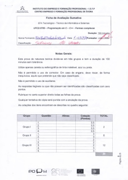 INSTITUTO DO EMPREGO E FORMAÇÃO PROFISSIONAL
