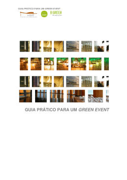 guia prático para um green event - Centro de Congressos do Estoril