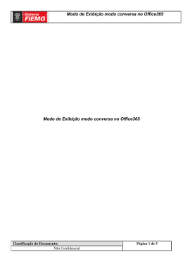 Desabilitar modo de Exibi&ccedil;&atilde;o de Conversa no Office 365