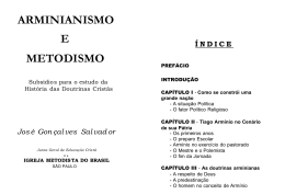 ARMINIANISMO E METODISMO - Igreja Metodista de Vila Isabel
