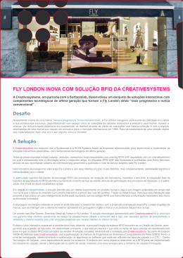 Fly London inova com solu&ccedil;&atilde;o RFID da Creativesystems