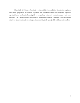 i A Faculdade de Ci&ecirc;ncias e Tecnologia e a Universidade