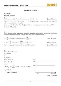 PROVA DE F&Iacute;SICA