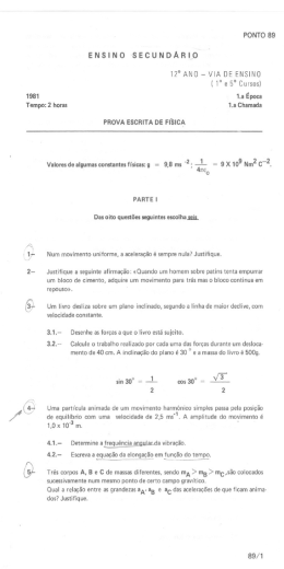 PONTO 89 ENSINO SECUND&Aacute;RlO