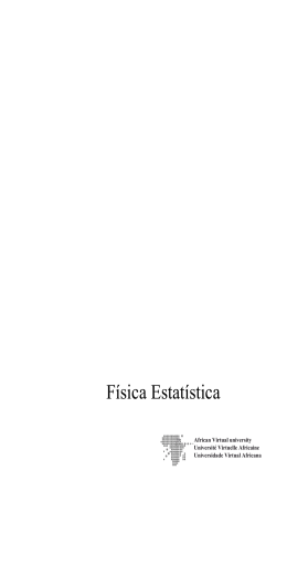 Física Estatística - OER@AVU