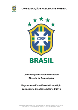 CONFEDERAÇÃO BRASILEIRA DE FUTEBOL