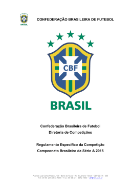 CONFEDERAÇÃO BRASILEIRA DE FUTEBOL