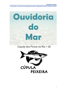 OUVIDORIA DO MAR