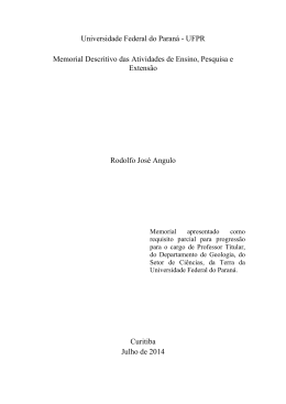 Rodolfo Jos&eacute; Angulo - Universidade Federal do Paran&aacute;
