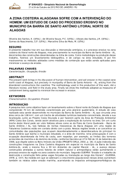 9&ordm; SINAGEO - Simp&oacute;sio Nacional de Geomorfologia